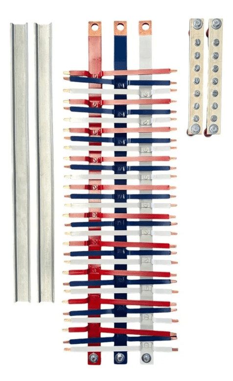 Kit Barramento Trif 300a_400a 60 Derivações Ate 63a Inova